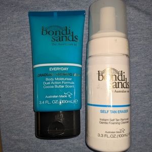 Bondi Sands tanning moisturizer and tan eraser